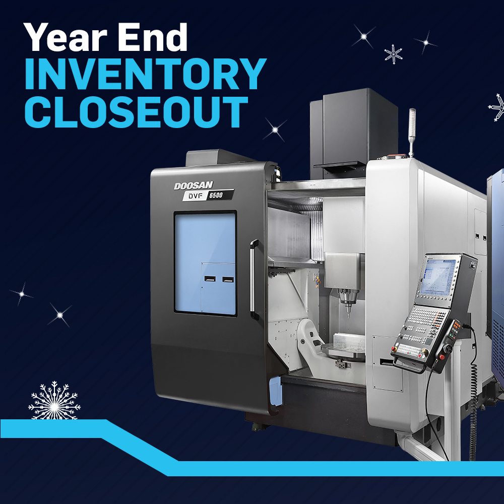 Our Year End Inventory Closeout has begun! Shop over 20 in-stock models of horizontal, vertical, #5axis and #movingcolumn #machining centers, horizontal #turning centers, and #millturn machines. Don't forget your #Section179 tax benefits to save even more. https://t.co/vrq36AGqpr https://t.co/DZTb2GHdr5