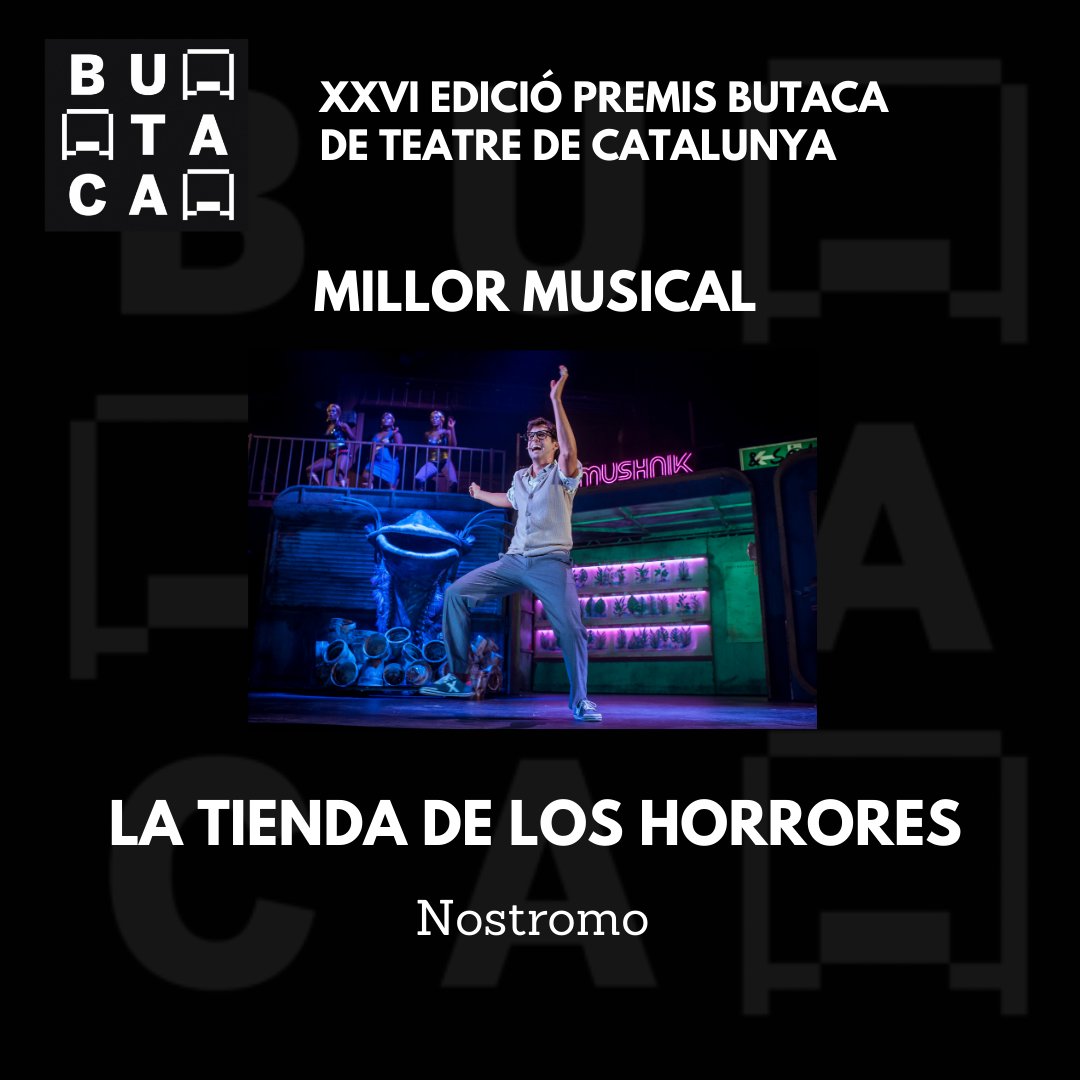 El guanyador per a Millor Musical és per 'La tienda de los horrores'
