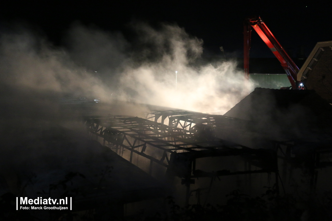 Melding brandweer Handelsterrein Oude-Tonge