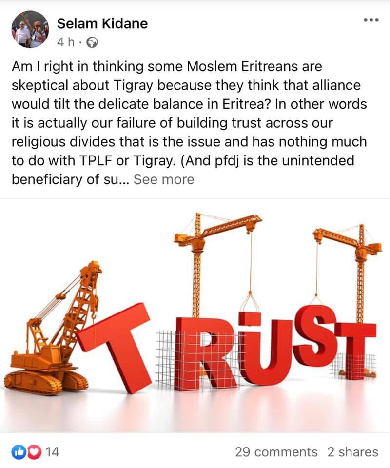 Super3Chaos's tweet photo. @IbrahimAfarens2 @weleteritrea @Selkid Dear @Selkid, it is understandable to be sad because your master, the enemy of #Eritrea'n people (#TPLF) is finished, that doesn't mean we #Eritrean "Moslems" are enemy of the innocent #Tigray people, as we have first hand experience of war &amp; its outcome. https://t.co/zkFCZhq4Qm