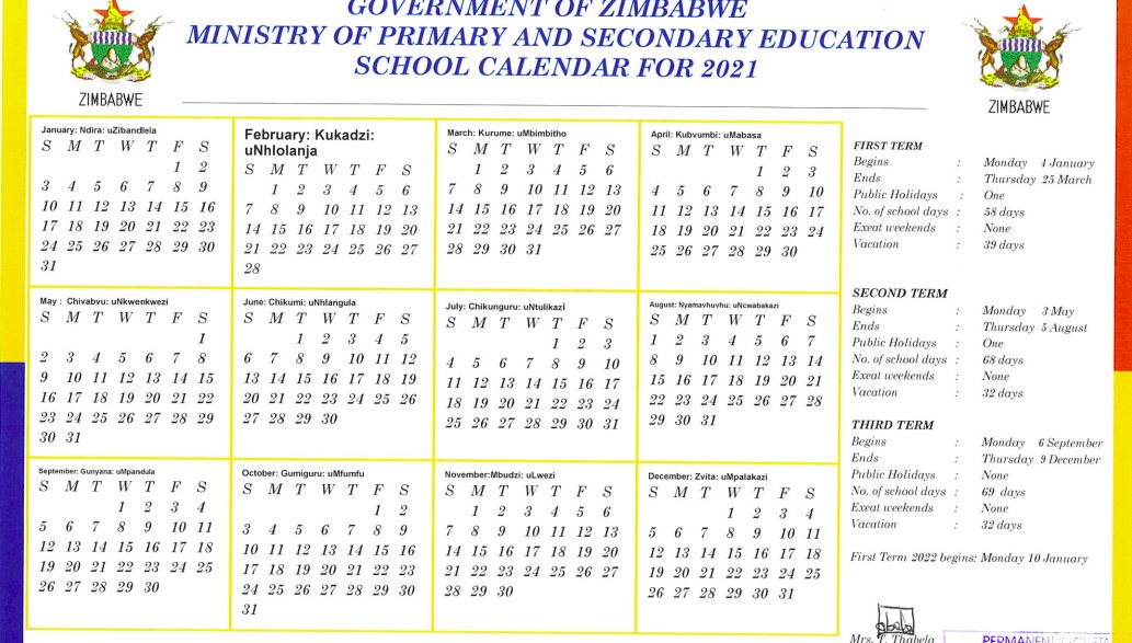 zimbabwe-school-terms-2022