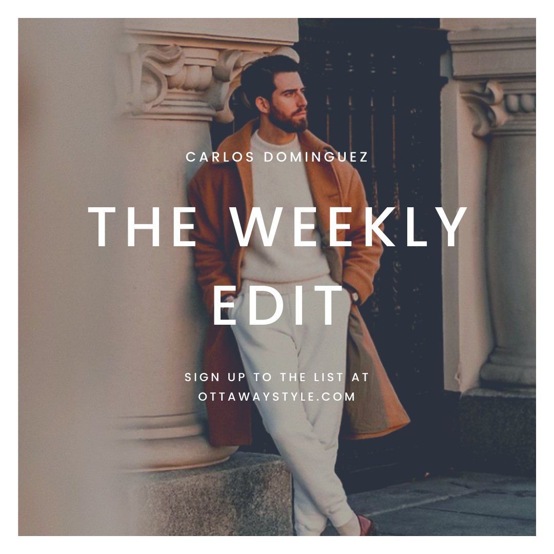 This week, my special guest editor is #CarlosDomínguez.
The Madrid-based Creative Director and Fashion Consultant has a #sartorial coolness that is hard to beat. Carlos will be choosing his top five pieces from #OttawayStyle. 
Sign up to #TheList to be the first to know.
