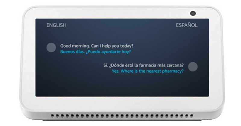 AmazonScience's tweet photo. This week, Amazon launched a new Live Translation feature for @alexa99, which allows individuals speaking in two different languages to converse with each other, with Alexa acting as an interpreter and translating both sides of the conversation.