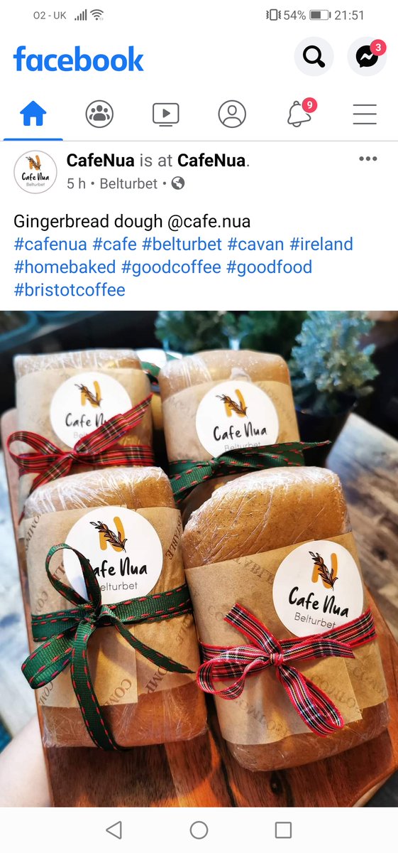 So nice to see students artwork on display when getting my daily coffee fix. Cafe Nua Belturbet are also making gingerbread dough ready to bake at home @StBricins #cafenua #bestcoffee #supportlocal #madeincavan