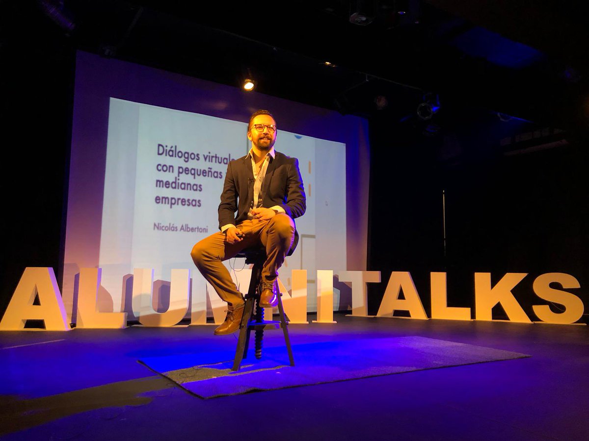 N_Albertoni's tweet image. Muchas gracias a la @usembassyMVD por la invitación a conversar hoy en #AlumniTalks (virtuales) y contarles sobre #DiálogosMyPES, un proyecto que realizamos para ayudar a varios emprendedores nacionales a expandir sus proyectos más allá de la pandemia. #Internacionalización