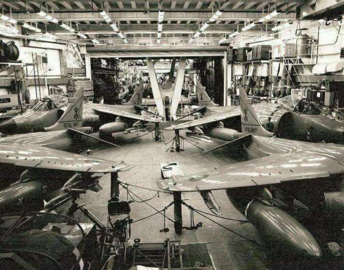 SteveJ333's tweet photo. @pilotperty @jamie_aviacom We had to pack em tight on the boat... #hmsillustrious #fleetairarm #800nas https://t.co/VqDmb9JMO0