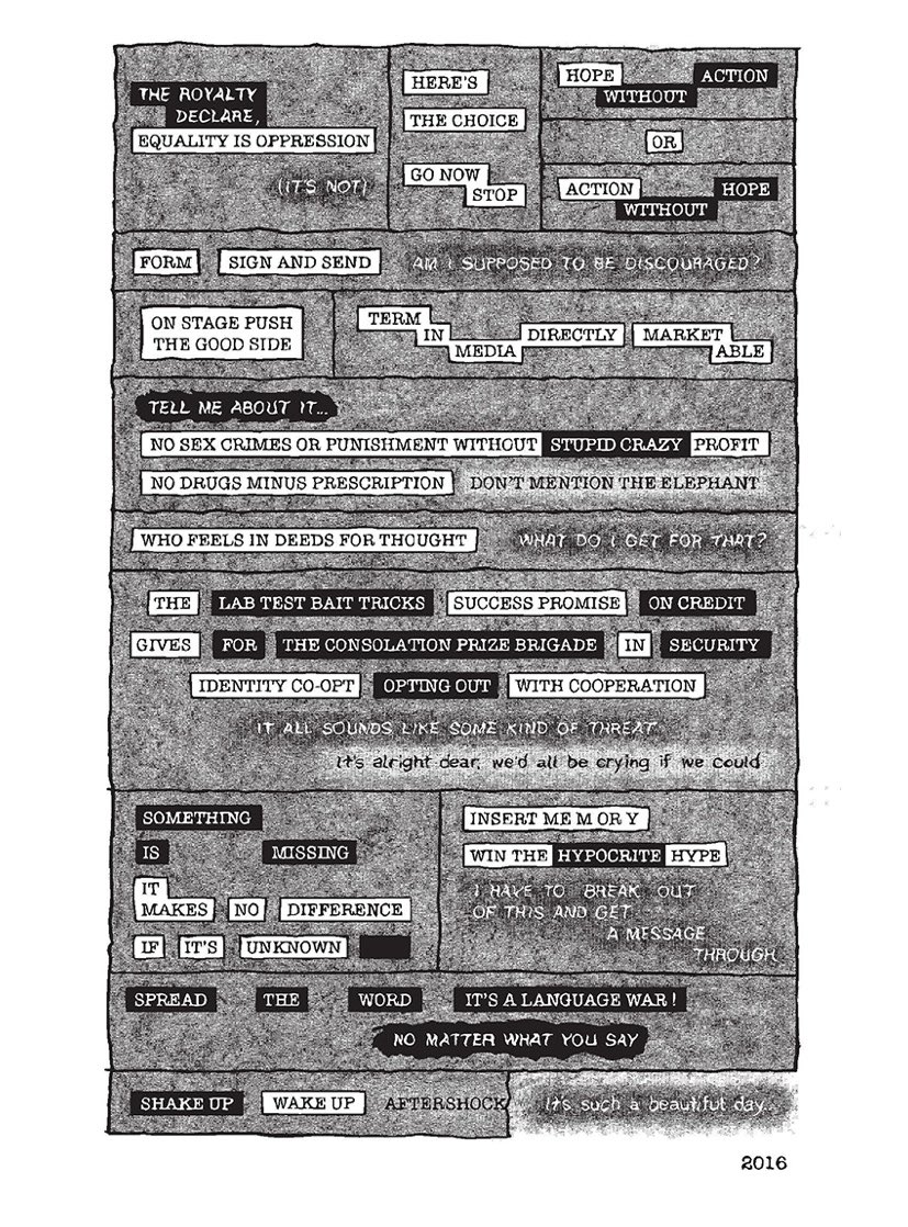 redividermag's tweet photo. This is a graphic narrative piece titled “A Language War” by Mike Getsiv from our 15.1 edition.

#redivider #literarymagazine #litmag #graphicnarrative #poetry #nonfiction #fiction #throwbacktuesday #emerson #emersoncollege #emersonredivider https://t.co/PnXJY9blFJ