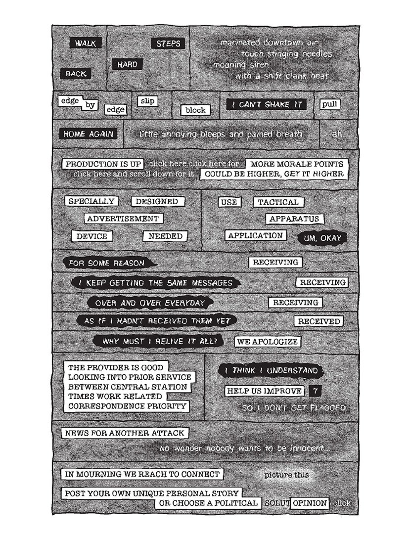 redividermag's tweet photo. This is a graphic narrative piece titled “A Language War” by Mike Getsiv from our 15.1 edition.

#redivider #literarymagazine #litmag #graphicnarrative #poetry #nonfiction #fiction #throwbacktuesday #emerson #emersoncollege #emersonredivider https://t.co/PnXJY9blFJ
