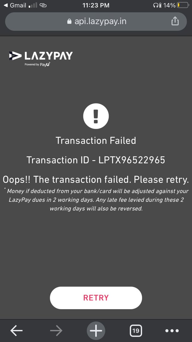 shubhamjagdale's tweet image. @Lazy_Pay I have been trying to make payment for two-three days but it is not working.And I being charged everyday for 11 rupees what should i do? Help me if you can #worstsystem