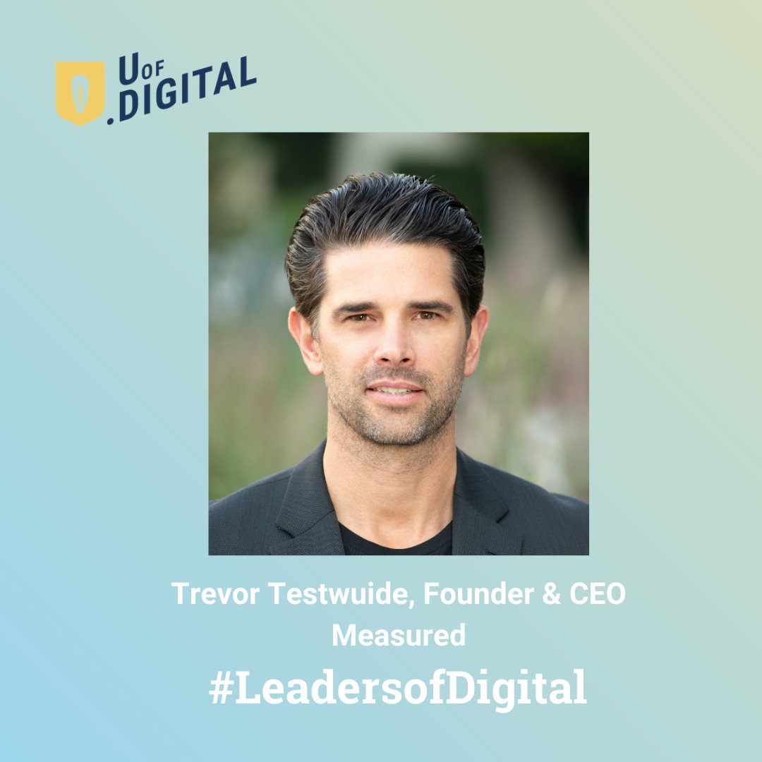 NEW #LeadersofDigital Q&A with Founder/CEO @MeasuredInc @TTestwuide about how his team is solving the industry’s biggest attribution challenges. ow.ly/YuGr50CMdrp

#KnowledgeisPower #LearningisFun #MarketingAttribution #AdTech #MarTech
