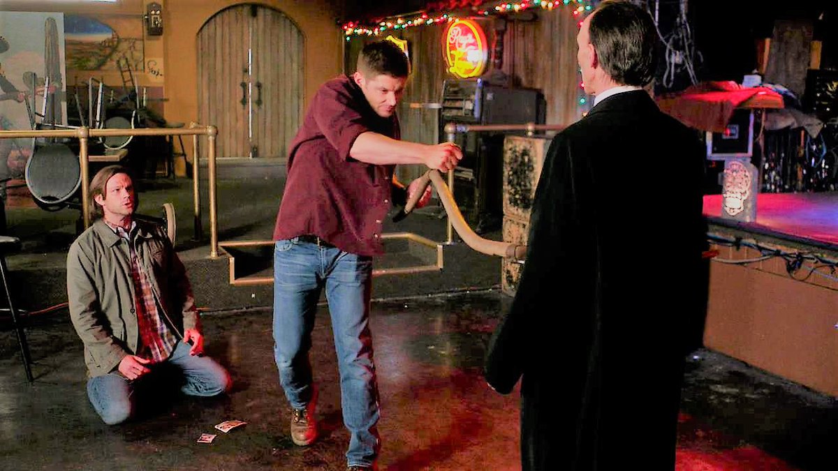 Dean chooses Sam over the world.Dean kills Death, he doesn't want to kill his brother. And even if the Darkness rushes into the world, the main thing for Dean is Sammy's life. #supernatural   10x23