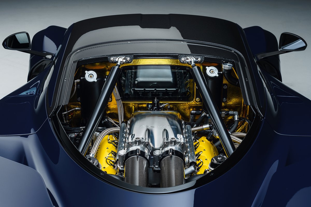 PistonHeads's tweet photo. The 1,817hp Hennessey Venom F5 has arrived – and it'll do 311mph. Full details here https://t.co/sPodcdzwkG #Hennessey #Venom #F5 #PistonHeads https://t.co/KWZbHTZhSg