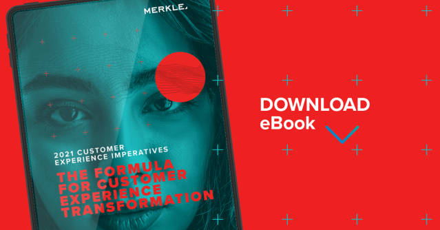 claridge_tj's tweet photo. What's the formula for #CX transformation? Download @Merkle's Customer Experience Imperatives eBook to find out how successful brands are making it happen. https://t.co/zepuuPUYho https://t.co/ks7lZTaCQ3