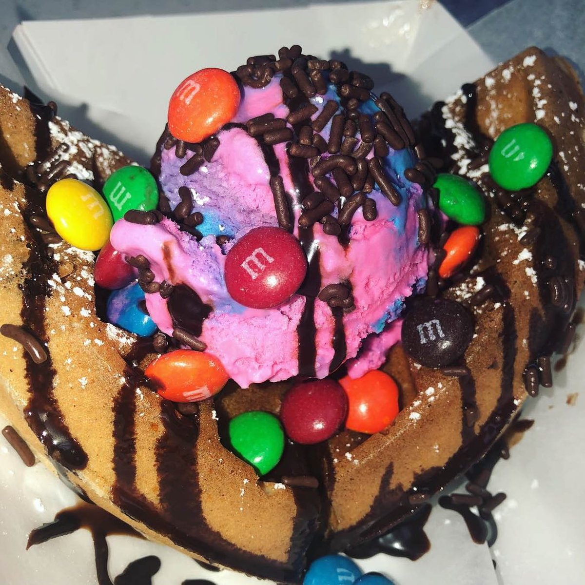 Lucy's Waffles & Ice Cream Brunch or Dessert? YOU can’t buy HAPPINESS