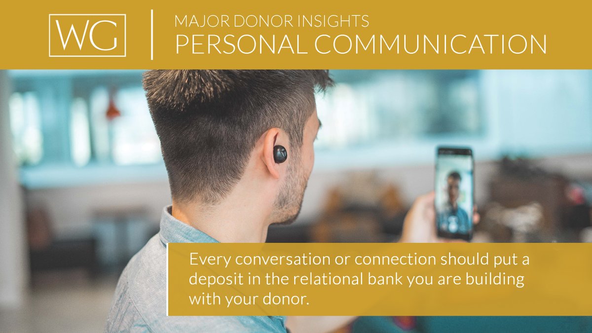 Read more donor insights from Lisa Wolf in her latest article on The Vault: ow.ly/Xwbs50CL35s

#giving #majordonors #development #insights #MajorDonorInsights #DonorInsights #philanthropy #personalcommunication