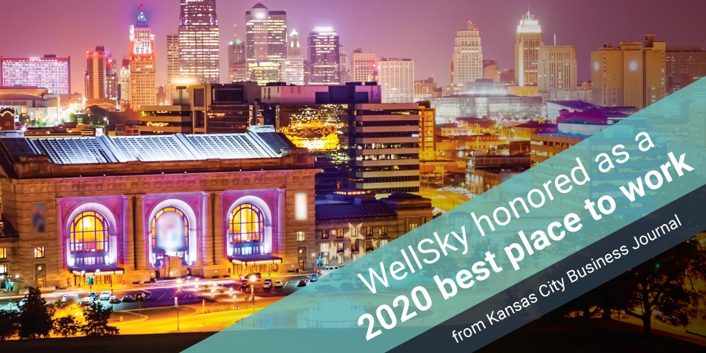 WellSkyHealth's tweet image. We're excited to share that @WellSkyHealth has been named a 2020 Best Place to Work by the @KCBizJournal!

This honor recognizes teammate satisfaction with WellSky's workplace culture, collaboration, and professional development and growth.

—&amp;gt; Read more: bizjournals.com/kansascity/new…