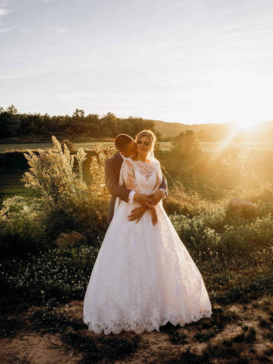 Sunset wedding