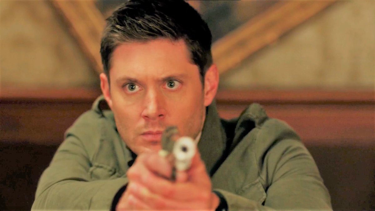 Dean chooses to believe Sam… Dean loses his memory, but when it comes to having to shoot the witch Dean believes Sam even though he doesn't remember him. Sam: *points to himself* BrotherDean shoot witch. Although how can he be sure?) Soulmates. #supernatural   12x11