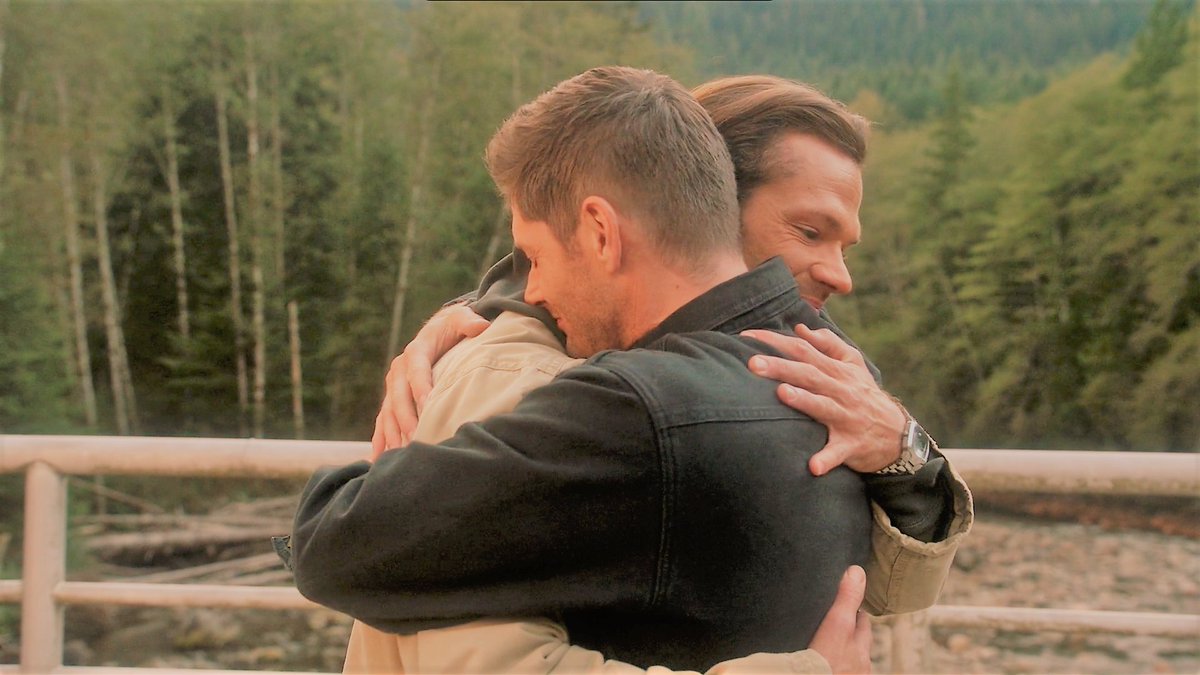 Dean: It's almost perfect.Bobby: He'll be along.Dean’s heaven isn’t perfect without Sam. He doesn't meet with anyone, even with parents, because he prefers to wait for his brother, his soulmate. Dean always chooses Sam because he loves his baby brother so much.