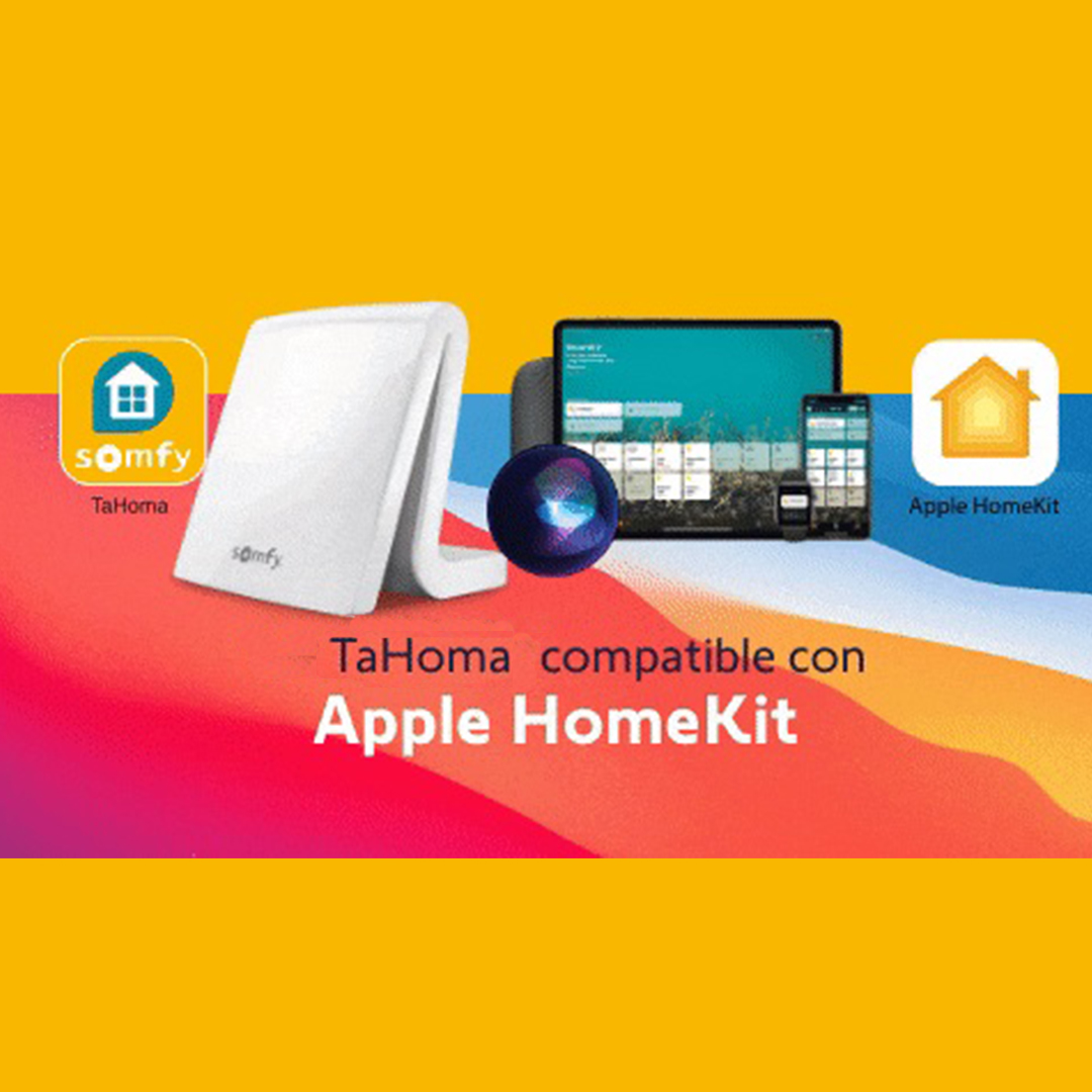 almacengonzalez's tweet photo. #TaHoma ahora es compatible con #Apple #HomeKit, lo que significa que los productos y sistemas conectados a esta tecnología de Somfy podrán controlarse por la voz preguntando a Siri o bien a través de la app Home desde cualquier dispositivo Apple. Más info https://t.co/hvm9FMXQQ5 https://t.co/uN1ijpeG2I