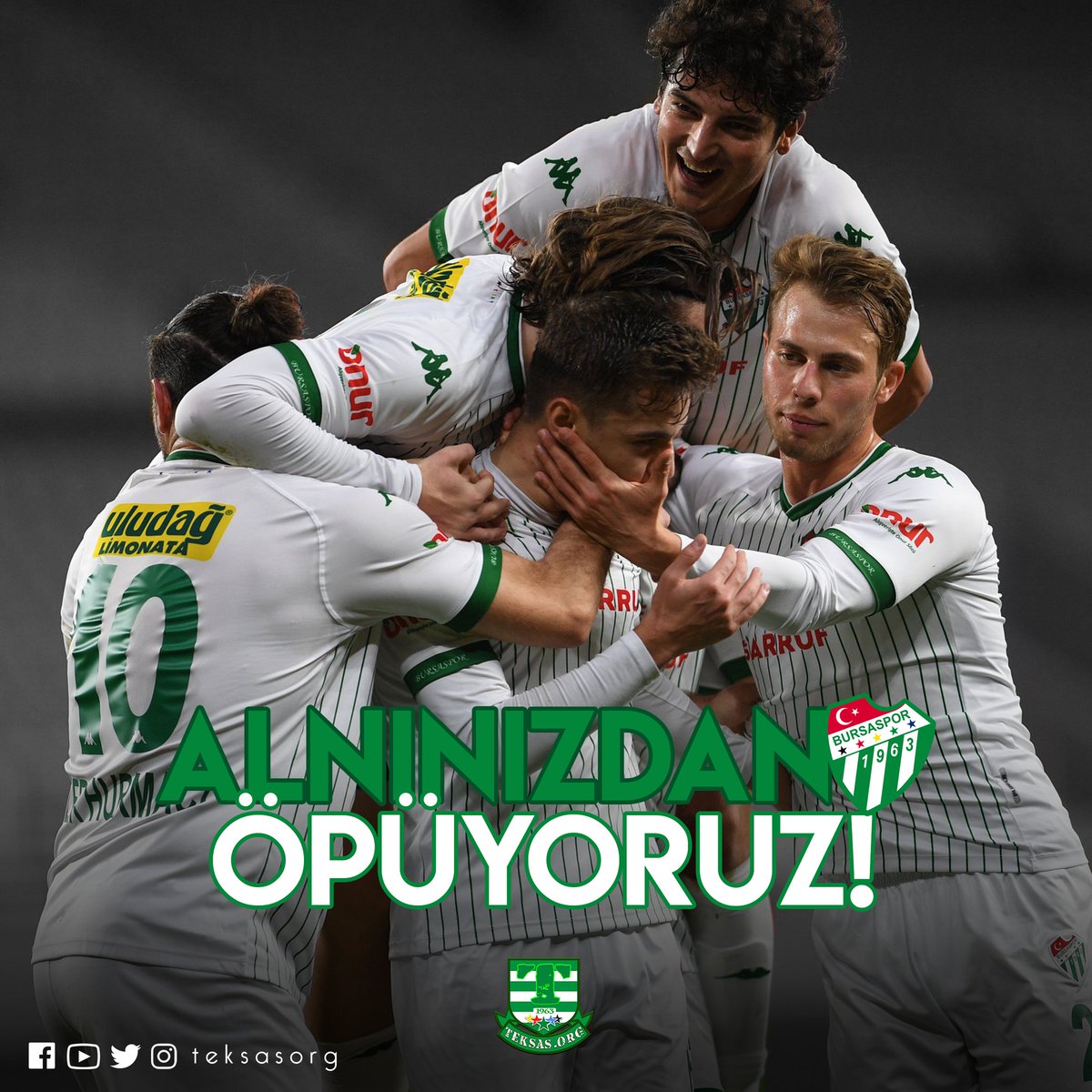 teksasorg's tweet photo. ALNINIZDAN ÖPÜYORUZ! @BursasporSk https://t.co/cLWblHfsb6