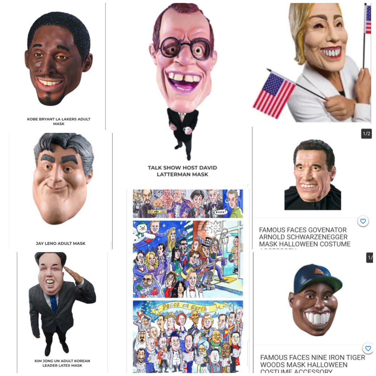 as stated above the mask isn’t a racist depiction of a black person like what many ppl believe. it’s a halloween costume mask of the golfer tiger woods who is cablinasian (caucasian, black, american indian & asian). the mask is not racist or offensive in any way (see differences)