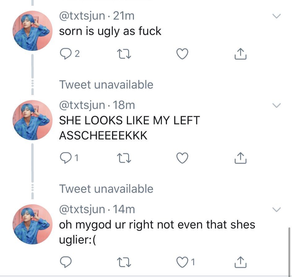 what ppl love to make fun of the most is her appearance. they constantly make fun of her looks every chance they get. sorn has had antis making fun of her looks and weight ever since she was a teenager it’s something she has struggled with since she debuted