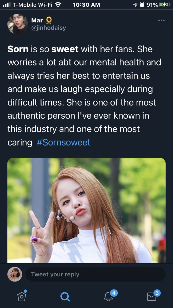 i want to make it known for ppl who don’t know that sorn is the sweetest girl. she genuinely cares about our mental health and is constantly trying to engage with us and help cheshires during difficult times. it isn’t right that she gets a copious amount of hatred daily