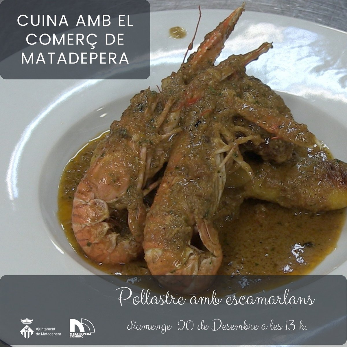 matadeperacom's tweet photo. SORTEIG🎉
Sortegem el ticket de la compra dels ingredients de la recepta de Diumenge. Recorda anar a comprar-los als nostres establiments, es imprescindible.
REQUISITS:
- Fes retweet
- Publicar el teu pollastre amb escamarlans
Hashtag: #jocuinoambelcomerç 
SORT I A CUINAR 🍗 https://t.co/gz2u6KNrc3