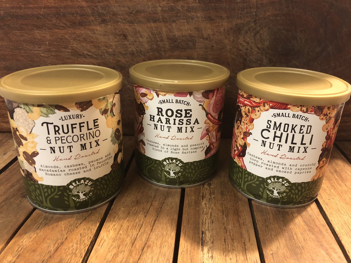 TheDorsetMeatCo's tweet photo. Totally loving nutty taste sensations from @belazu_co they are all sensational but if pressed to choose a favourite it would have to be the Truffle & Pecorino #handroasted https://t.co/sfnNDeeZGH