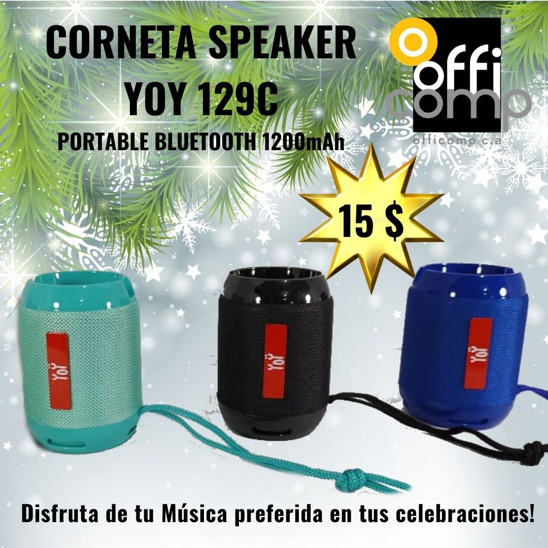 officompca's tweet photo. Cornetas Bluetooth YOY Inalámbrica Speaker Usb Yo129c Musica

✅Bluetooth
✅Inalámbrico
✅Peso 0.295 g
✅Radio Fm/aux/usb

¡La solución perfecta de audio para tu fiesta!
Contáctanos
📲 0424-728 86 52/ 0414-747 56 46
☎️ 0274-252 02 39
📧 officompca@hotmail.com https://t.co/jxN3bwO6A1