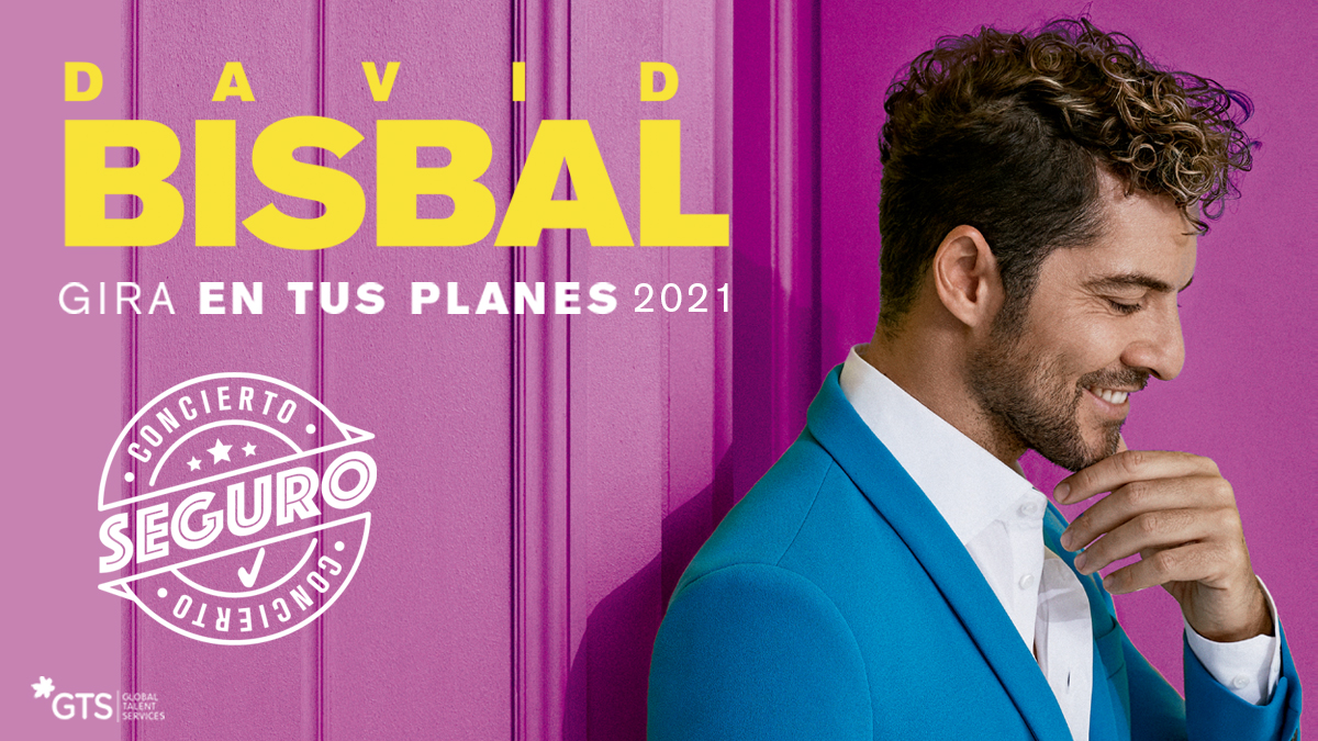 davidbisbal's tweet image. #GiraEnTusPlanes2021… qué ganas de veros de nuevo.  Barcelona 22/05, Valencia 28/05, Sevilla 04/06, Málaga 19/06, Madrid 22 y 23/06, Cap Roig 12/08… y muchos más! #conciertoseguro 
davidbisbal.com/eventos/