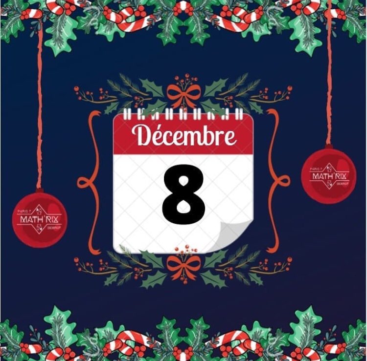 MathRixP7's tweet photo. 8 décembre une petite anecdote, le résultat sera mis sous ce poste mais n’hésitez pas à nous envoyer vos réponses en dm !
#MathRix 🦊🤶 https://t.co/vvTWU5G0QL