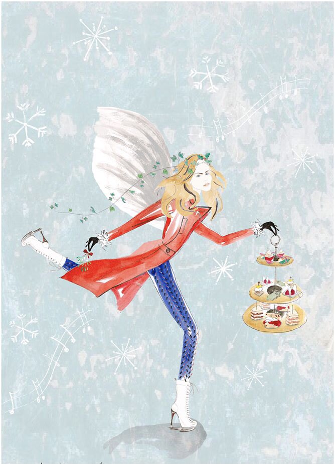 sarahsmartdraws's tweet photo. A Christmas #illustration I for for the @WHotels #afternoontea menu a few years back. #festive #fashionillustrator #luxuryhotels #menuillustration #londonhotel #uniqueevent https://t.co/6wJtcZfHny