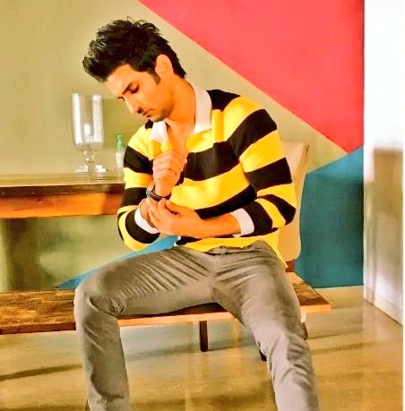 Bright yellow #SushantSinghRajput