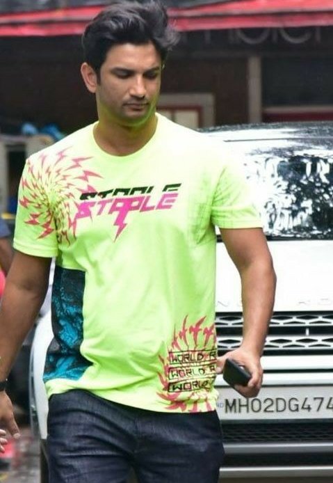 Fluorescent green  #SushantSinghRajput