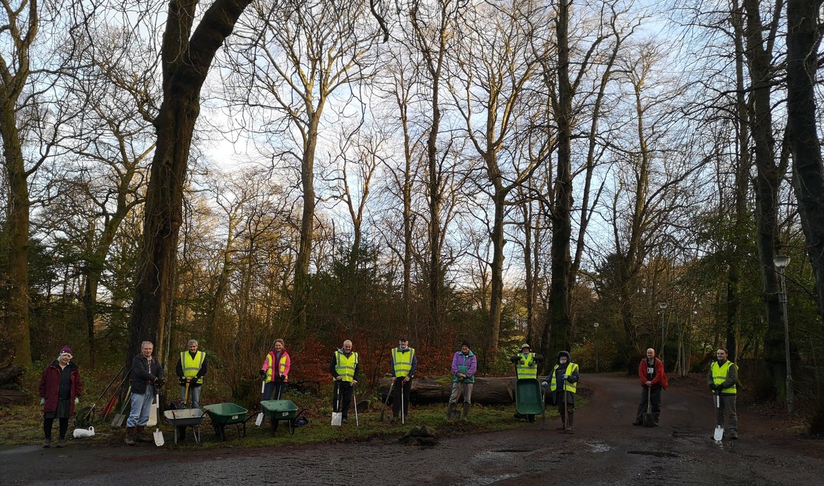 Tremendous effort from our volunteers today!