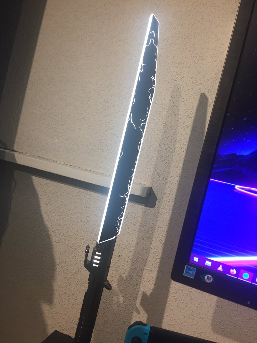 NazaraNation's tweet photo. The award for the coolest Christmas present ever goes to @mistermonday, what an absolute legend! #TheMandalorian #DarkSabre https://t.co/V9f6J7vQfM