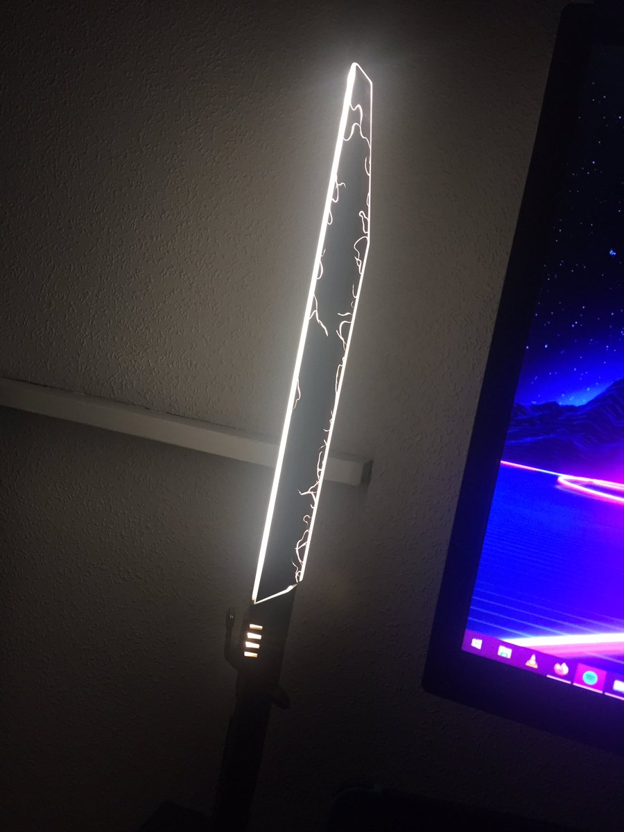 NazaraNation's tweet photo. The award for the coolest Christmas present ever goes to @mistermonday, what an absolute legend! #TheMandalorian #DarkSabre https://t.co/V9f6J7vQfM