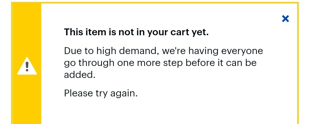CalahFord's tweet photo. @GYXdeals What's the second step for ordering? It just says there's a second step and has said please wait for a while now.... anyone know?? https://t.co/9btHc03VGl