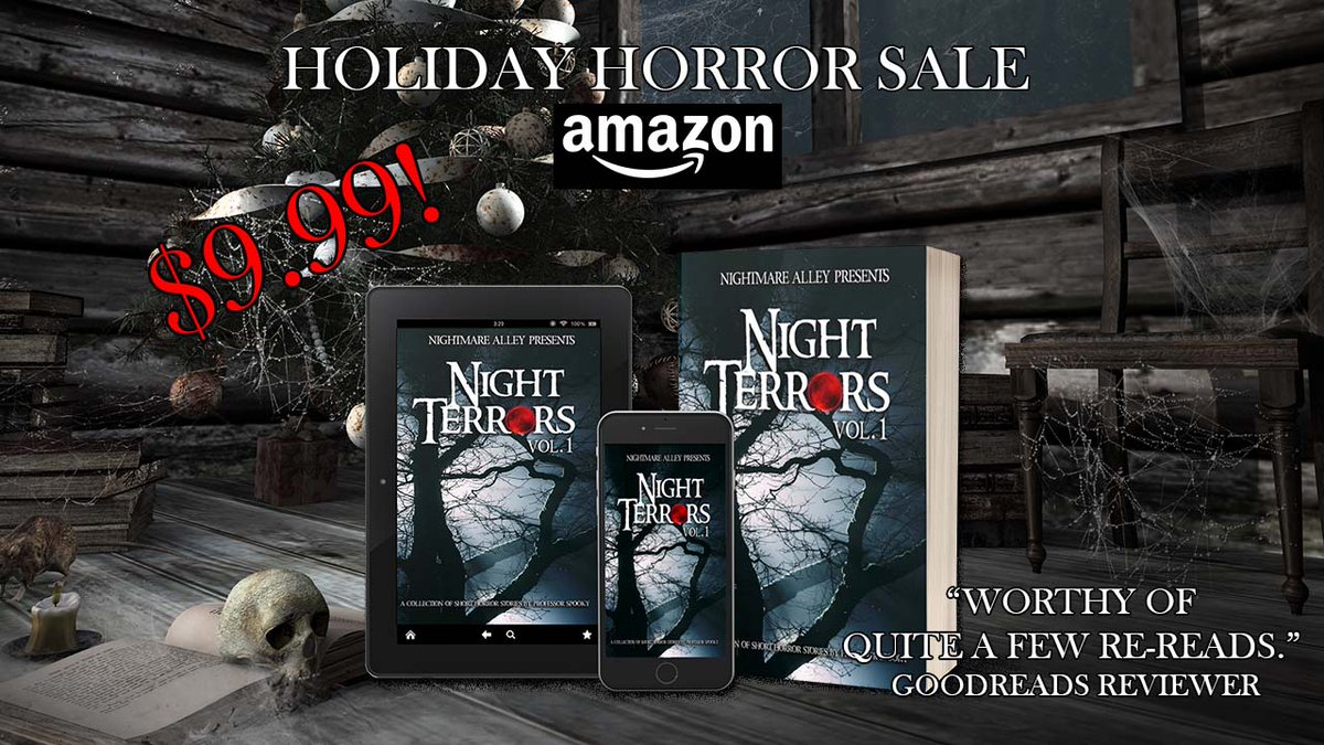 ProfSpookyIII's tweet photo. @olive_gang Happy Holidays, #WritingCommunity! #nightmarealley’s new #horroranthology now has a #paperback to go with its #ebook. Both are on #amazon &amp; the #book is now on #sale thru the #holidays. Plz give it a look &amp; consider #writing a #review! Thank you!
https://t.co/pQyY7NW1GU
#porkus https://t.co/bJLlsK719Z