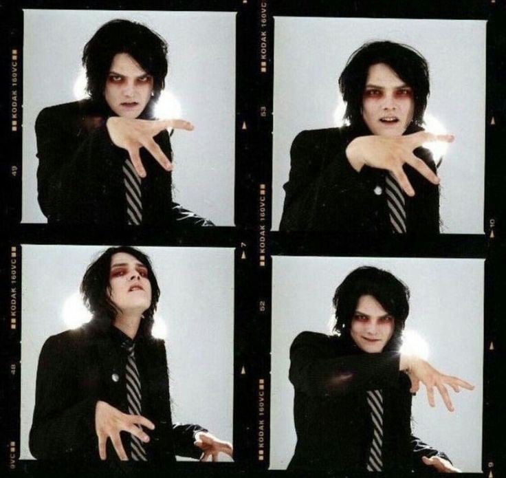 a thread of gerard posing (with his hands specifically)