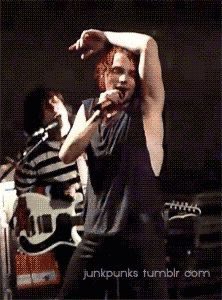 a thread of gerard posing (with his hands specifically)