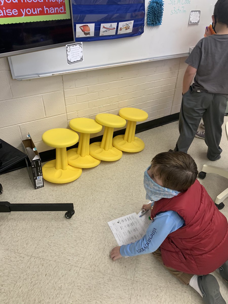 TheJennRiddle's tweet photo. ๐ต(Read to the tune of โRockinโ Around the Christmas Tree!) Scooting around the second grade just to keep the kids engaged. All problems hung where they can see. All the problems theyโve got to solve. ๐โโ #2OA1 #greatnesshasnolimits #cornytweet @shufordnccs @Principal_SES https://t.co/RhlzbxFyUt