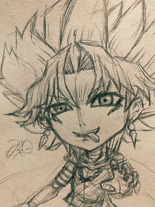 深夜の落書きシリーズ_φ(・_・
最悪の悪ガキ←いやいやw
知ってる人は分かるキャラ
正直ここまでしか知らないw

伝説のデュエリスト?
#遊戯王 