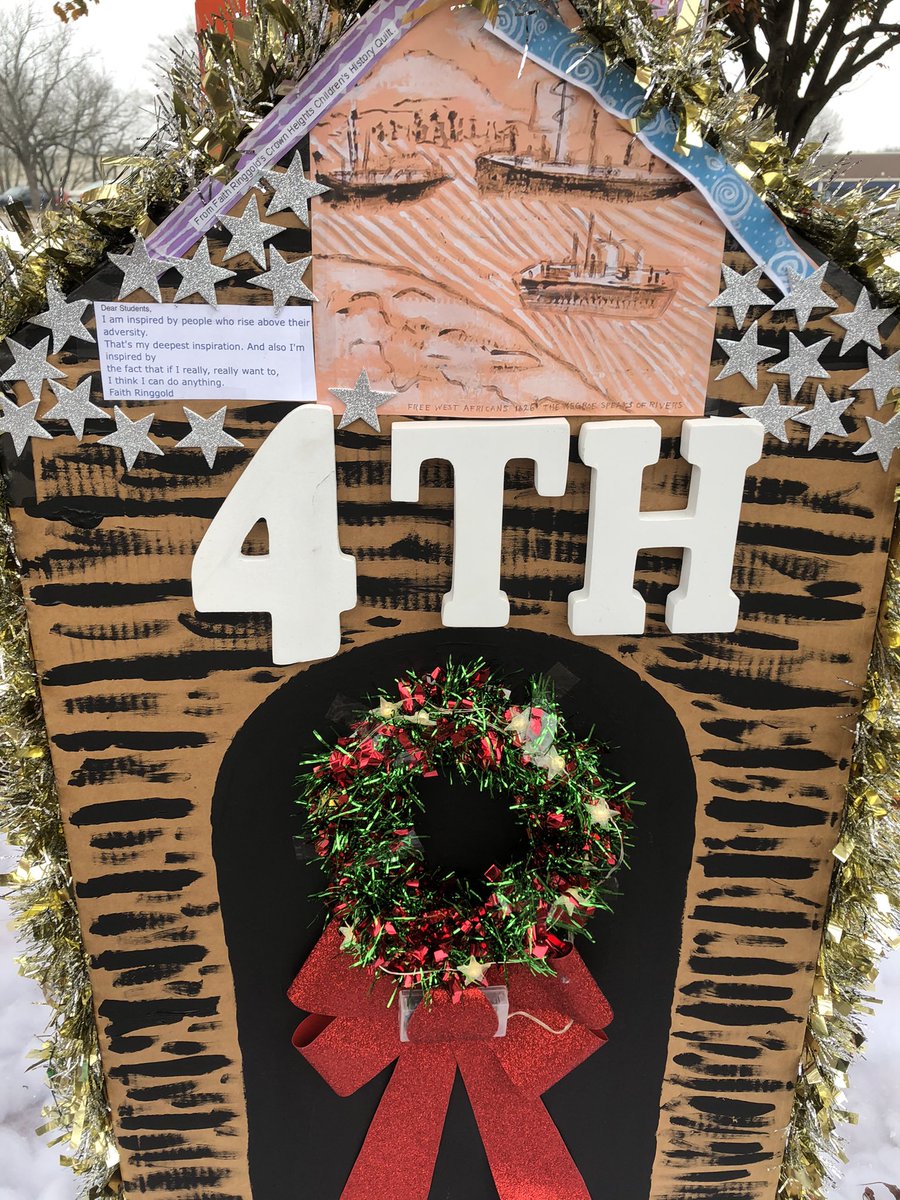 creativity_hive's tweet photo. Winter Celebrations @SpicewoodPYP this morning! Check out 4th grades gingerbread house inspired bt #faithringgold @faithringgold  quilts!  #proudtobeIB #SWEscreates @SWE_PTA @rrisdart https://t.co/I1jtgNQjxX