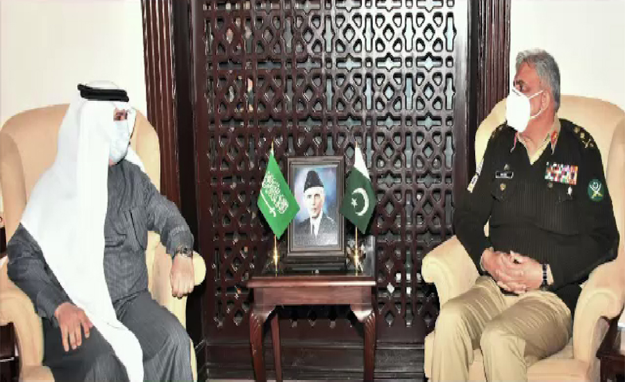 92newschannel's tweet photo. COAS Qamar Bajwa, Saudi ambassador discuss bilateral defence relations #SaudiAmbassador #defencerelations
https://t.co/QgWTsCbnh3 https://t.co/NV2HQZ24VA