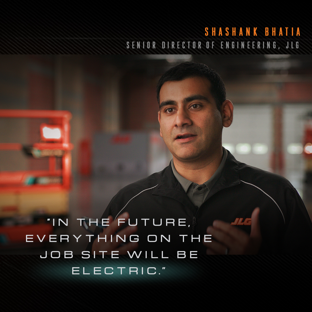 A new era in #scissorlift technology is coming. Go behind the scenes on a new masterpiece of all-electric simplicity at allelectricscissor.com #JLG #DaVinci