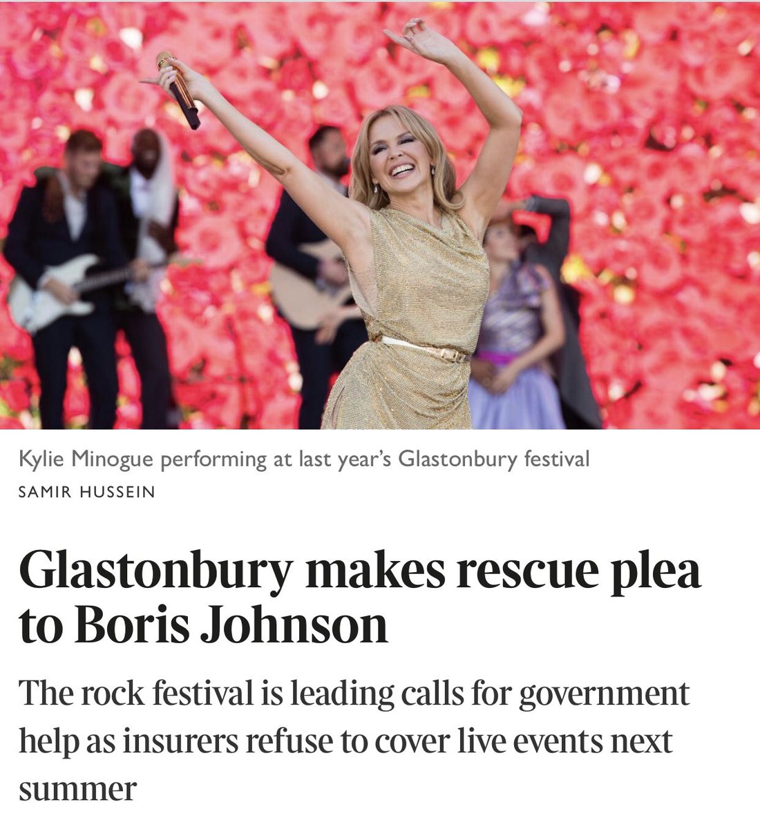 -> <a href="/glastonbury/">Glastonbury Festival</a> <a href="/emilyeavis/">Emily Eavis</a> has joined many across the UK’s live event industry in appealing for government-backed event cancellation insurance to enable organisers to plan for next year without the financial risk posed by Covid. wemakeevents.com

thetimes.co.uk/article/glasto…