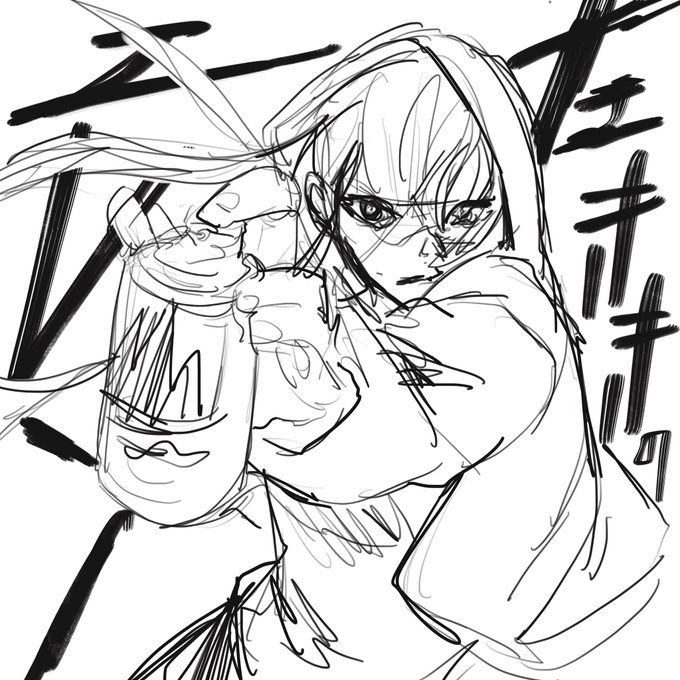 寒くて寝れないせいで気づいたら描いていた…
はよ寝たい…

#左ききのエレン 
#深夜の真剣お絵描き60分一本勝負 
